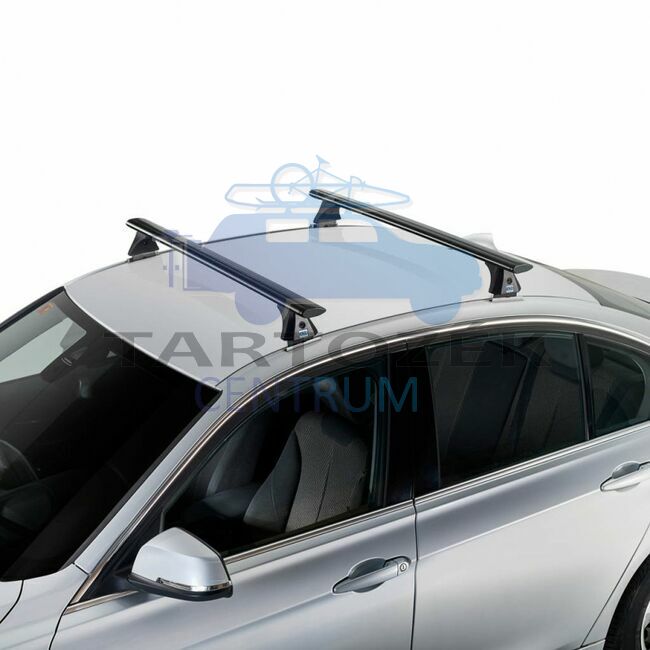 Cruz Airo alumínium tetőcsomagtartó fix rögzítési ponttal rendelkező autókhoz fekete színben (CZ_925-771_935-402)