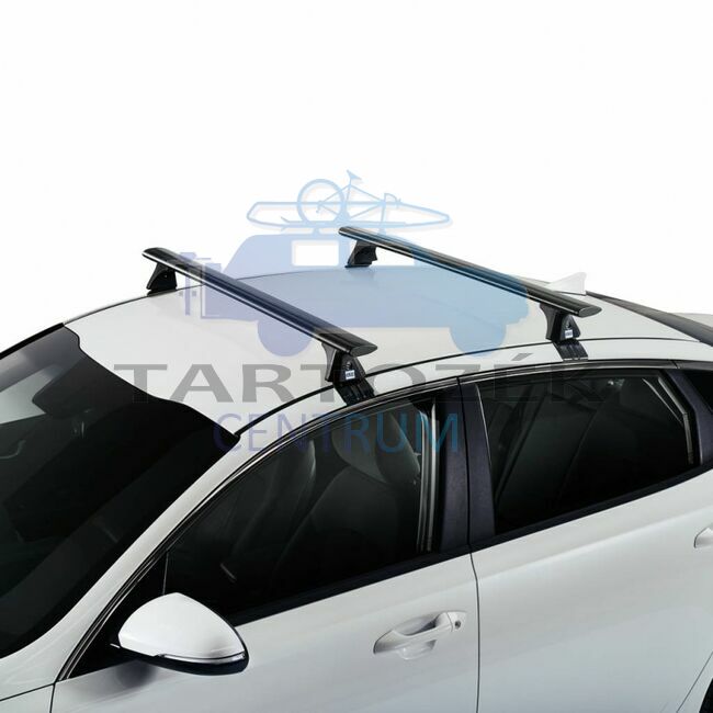 Cruz Airo alumínium tetőcsomagtartó normáltetős autókhoz fekete színben (CZ_925-771_935-498)