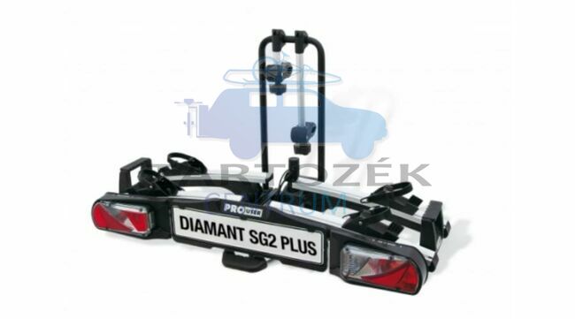 Diamant SG2 Plus 91737 kerékpártartó vonóhorogra, fekete/alumínium