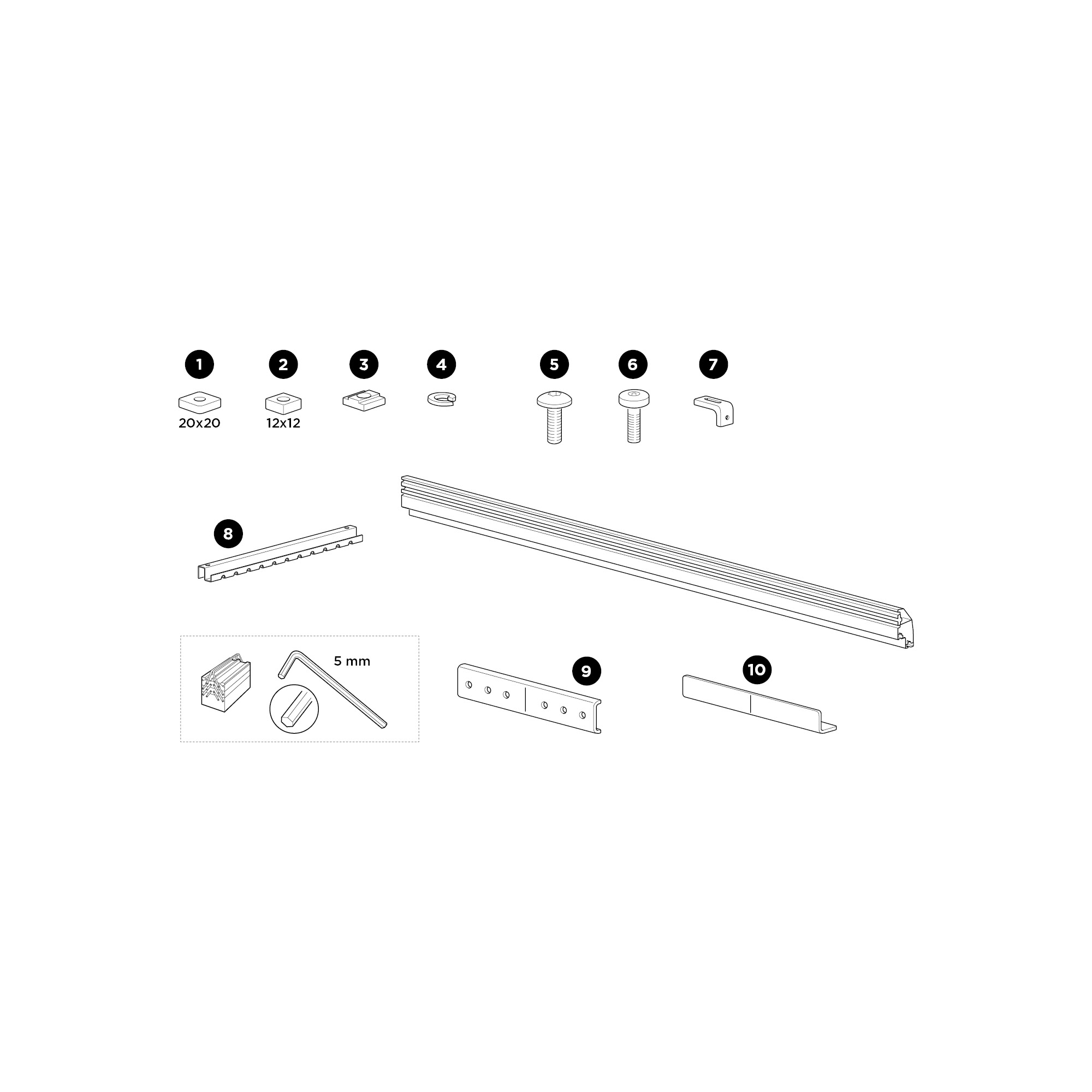Thule Side Profile 322000,Alumínium Thule Side Profile 322000,Alumínium