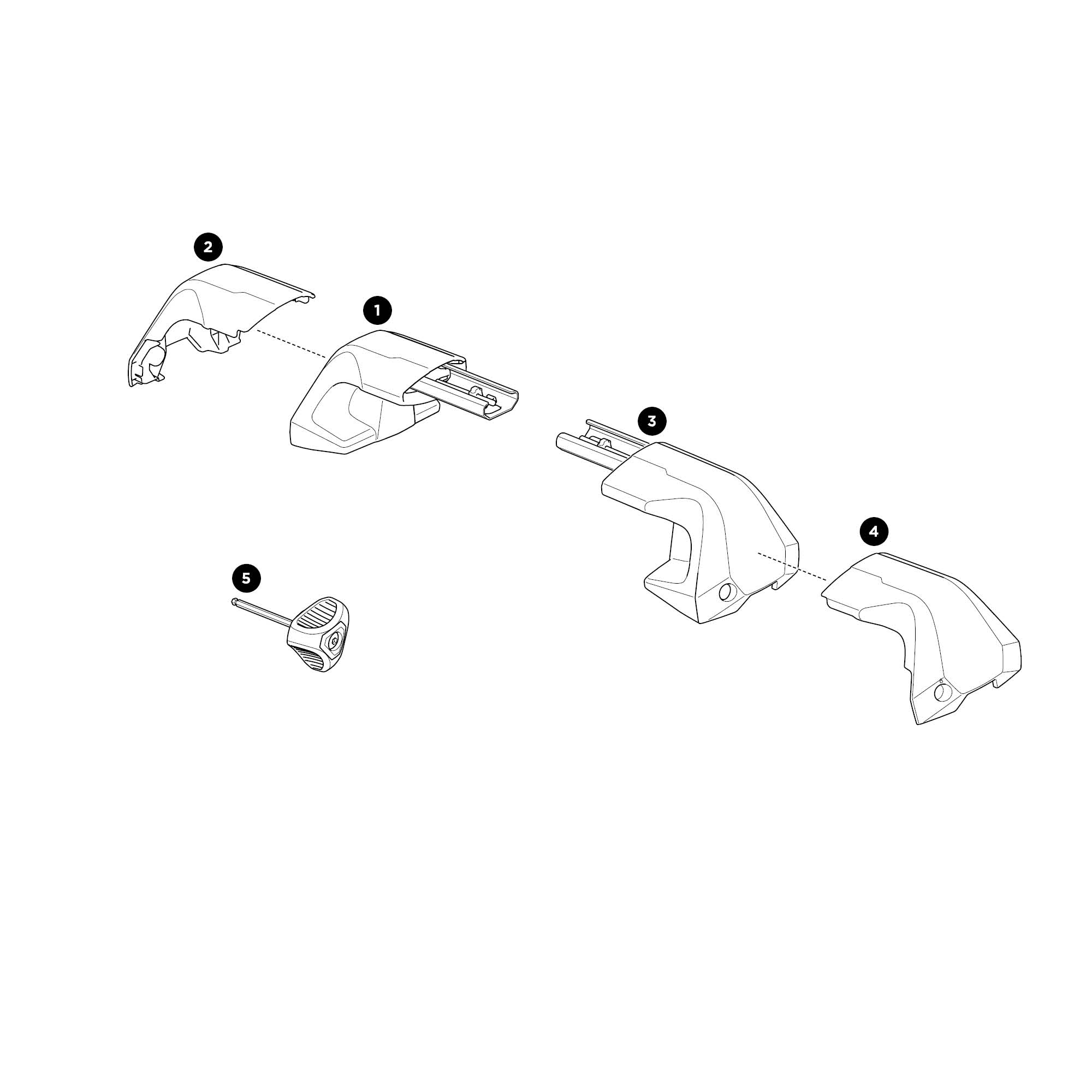 Thule Edge 7205 csomagtartó talp