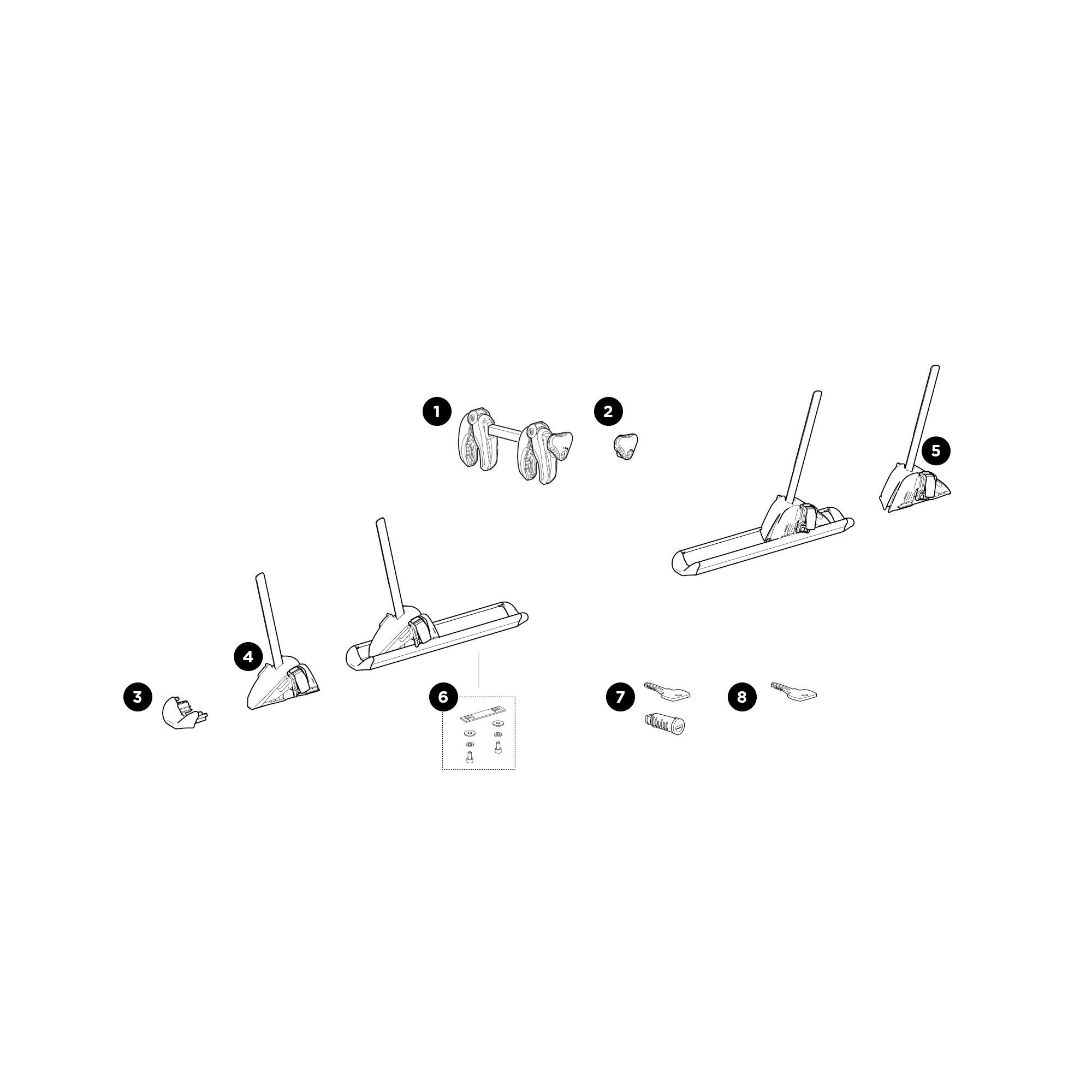 Thule WanderWay 4th Bike Adapter 911700,Fekete/alumínium Thule WanderWay 4th Bike Adapter 911700,Fekete/alumínium