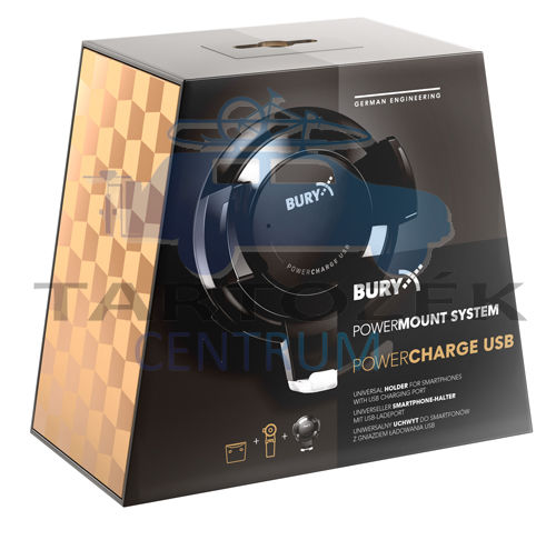 Bury PowerCharge USB konzol, vezetékes töltéssel