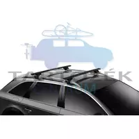 Thule Wingbar Evo 711220 alumínium csomagtartó rúd, fekete