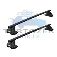 Thule SquareBar acél tetőcsomagtartó normáltetős autókhoz (THU_710500_KIT5001_712300)