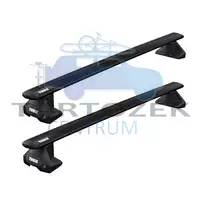 Thule Wingbar EVO alumínium tetőcsomagtartó normáltetős autókhoz, fekete (THU_710500_KIT5001_711320)