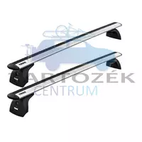 Thule Wingbar EVO alumínium tetőcsomagtartó fix rögzítési ponttal rendelkező autókhoz (THU_753000_KIT3062_711300)