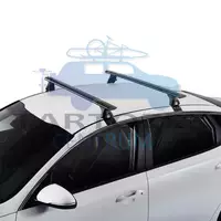 Cruz Airo alumínium tetőcsomagtartó normáltetős autókhoz fekete színben (CZ_925-773_935-365)