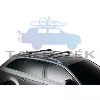 Thule Wingbar Edge 9596B alumínium csomagtartó rúd és talp, fekete