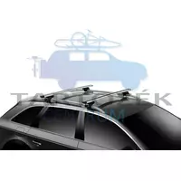 Thule Wingbar EVO alumínium tetőcsomagtartó tetőkorláttal ellátott autókhoz (THU_710400_711200)