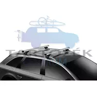 Thule ProfessionalBar tetőcsomagtartó tetőkorláttal ellátott autókhoz (THU_710400_390000)