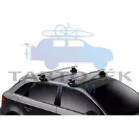 Thule Wingbar EVO 135 cm alumínium tetőcsomagtartó normáltetős Land Rover típusokra (THU_710500_KIT5213_711400)