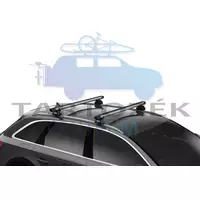 Thule SlideBar tetőcsomagtartó integrált tetősines autókhoz (THU_710600_KIT6005_891000)