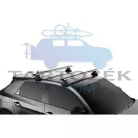 Thule Wingbar EVO alumínium tetőcsomagtartó normáltetős autókhoz (THU_754002_KIT1205_711200)