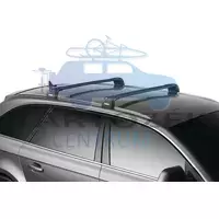 Thule Wingbar Edge tetőcsomagtartó fix rögzítési ponttal rendelkező autókhoz, fekete (THU_959520_KIT3157)