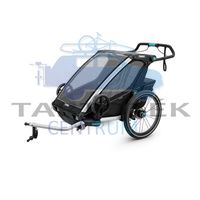 Thule Chariot Sport 2 10201012 Multifunkciós gyermekszállító Alumínium/fekete