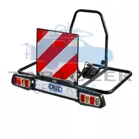 Cruz Rear Cargo 940-536 fényvisszaverő tábla, fekete