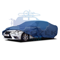 CarPassion Premium sedan L 100223 takaróponyva autóra, kék/fekete
