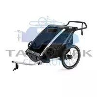 Thule Chariot Lite 2 10203022 Multifunkciós gyermekszállító, fekete Thule Chariot Lite 2 10203022 Multifunkciós gyermekszállító, fekete