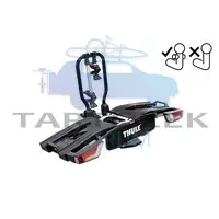 Thule EasyFold XT FIX4BIKE F 966500 2-es kerékpártartó vonóhorogra, Fekete Thule EasyFold XT FIX4BIKE F 966500 2-es kerékpártartó vonóhorogra, Fekete
