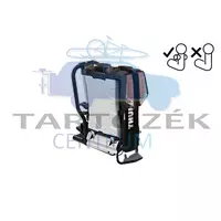 Thule EasyFold XT FIX4BIKE F 966500 2-es kerékpártartó vonóhorogra, Fekete