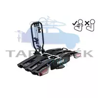 Thule EasyFold XT FIX4BIKE F 966500 3-as kerékpártartó vonóhorogra, Fekete