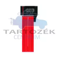 ABUS lakat AB_87794 Bordo uGrip 5700C/80 piros SH tartóval ABUS lakat AB_87794 Bordo uGrip 5700C/80 piros SH tartóval