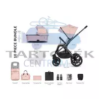 VENICCI Tinum Upline multifunkciós babakocsi 2 az 1-ben, ködös rózsa