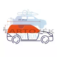 CarPassion Half UV/Fagyálló 10017 M/L autóponyva