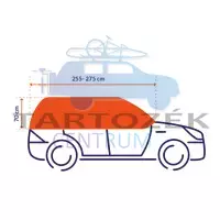 CarPassion Half UV/Fagyálló 10017 S/M autóponyva