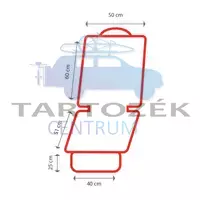CarPassion Autós gyerekülés huzat Bambino 20201, fekete