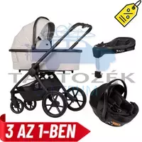VENICCI Tinum Edge multifunkcionális babakocsi 3 az 1-ben (Teljes Utazási Rendszercsomag) bézs, akciós csomag