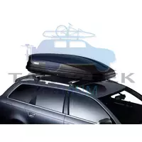 Thule Pacific 780 tetőbox, Matt fekete