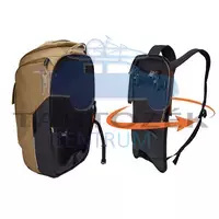 Kerékpártáska és hátizsák 3205093 Paramount Pannier 26L, Nutria