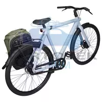 Kerékpártáska és hátizsák 3205092 Paramount Pannier 26L, zöld