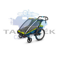 Thule Chariot Sport 2 10201014 Multifunkciós gyermekszállító Zöld/Sárga