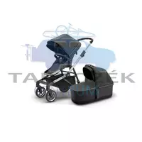 Thule Sleek mózeskosárral 11000008 babakocsi Sötét szürke Thule Sleek mózeskosárral 11000008 babakocsi Sötét szürke