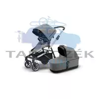 Thule Sleek mózeskosárral 11000006 babakocsi Világos szürke Thule Sleek mózeskosárral 11000006 babakocsi Világos szürke