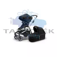 Thule Sleek mózeskosárral 11000007 babakocsi Fekete
