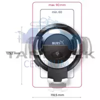Bury PowerCharge Qi konzol, induktív töltéssel