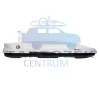 Northline EvoSpace NPB2207CCR tetőbox, fehér