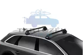 Thule Wingbar Edge tetőcsomagtartó normáltetős autókhoz, fekete (THU_720500_KIT5001_721520_721420)