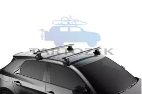 Thule Wingbar EVO alumínium tetőcsomagtartó normáltetős autókhoz (THU_754002_KIT1135_711400)