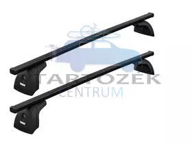 Thule SquareBar acél tetőcsomagtartó fix rögzítési ponttal rendelkező autókhoz (THU_753000_KIT3169_712300)