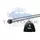 Thule ProfessionalBar tetőcsomagtartó fix rögzítési ponttal rendelkező autókhoz (THU_751000_KIT3049_391000)