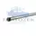 Thule ProBar Evo 175 1-pack alumínium csomagtartó rúd