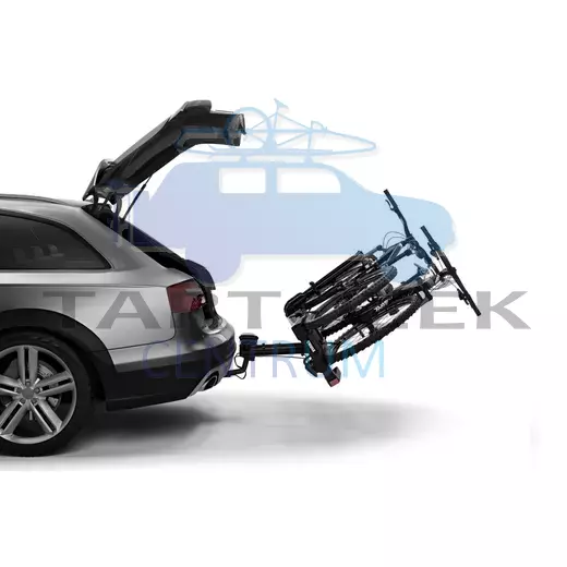 Thule EasyFold XT 933 2-es kerékpártartó vonóhorogra, ezüst