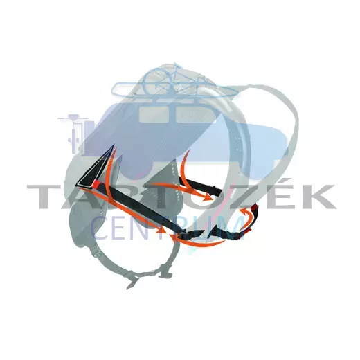 Thule Rail Bike H2O 3203796 kerékpáros technikai hátizsák 8L, homok sárga
