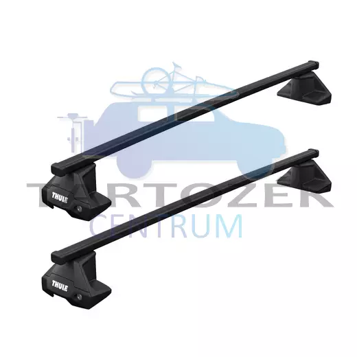 Thule SquareBar acél tetőcsomagtartó normáltetős autókhoz (THU_710500_KIT5152_712200)
