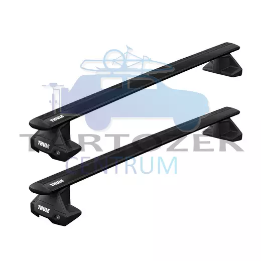 Thule Wingbar EVO alumínium tetőcsomagtartó normáltetős autókhoz, fekete (THU_710500_KIT5069_711320)